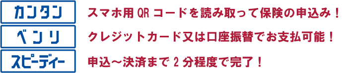 カンタン ベンリ スピーディー